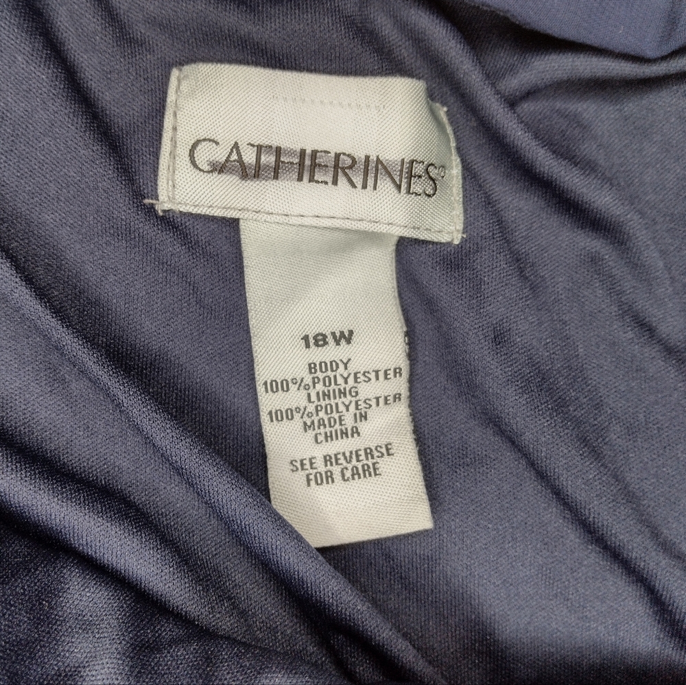 New Catherines Embellished V-Neck Dress Plus Size 18W - Picture 9 of 11